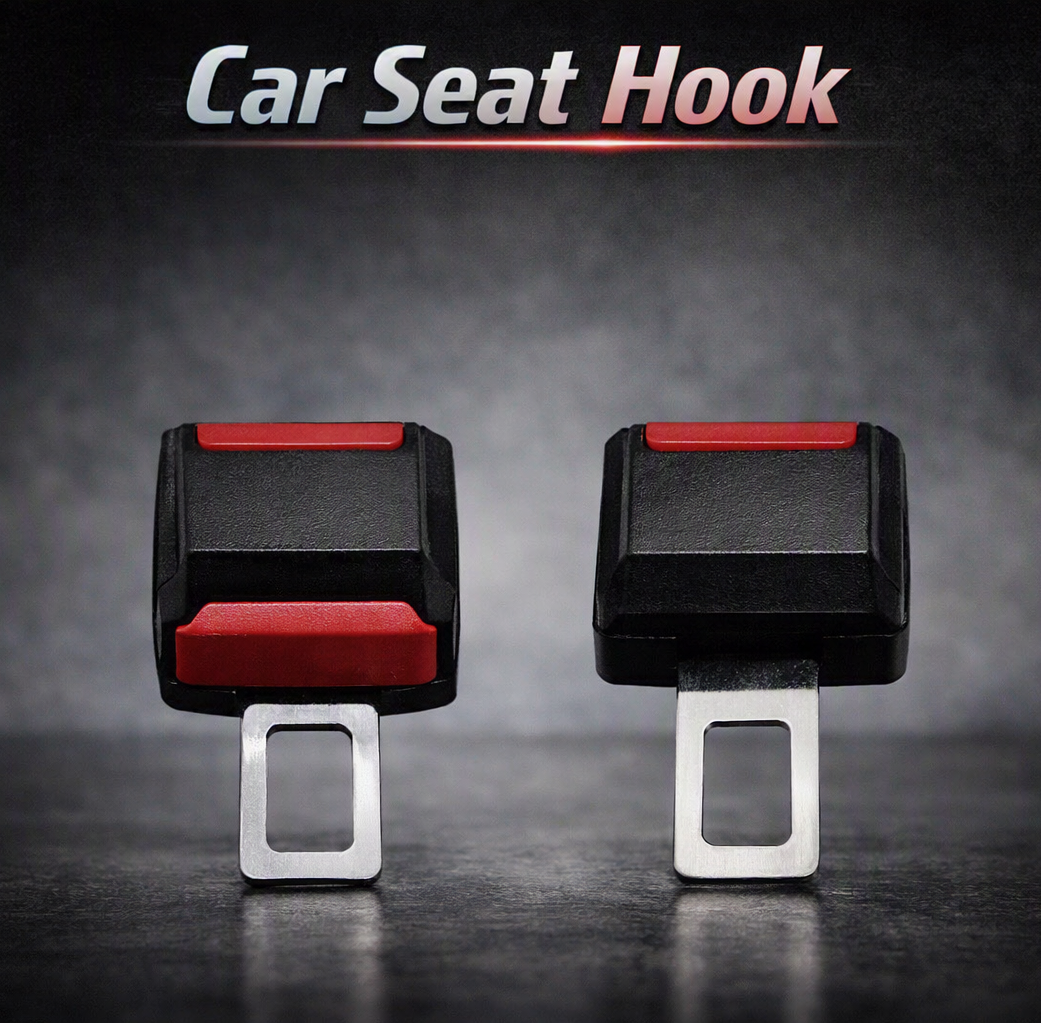 Seat Belt Hook Plastic 02 Pcs/Pack With Button Blister Pack Fy-2044 (China)