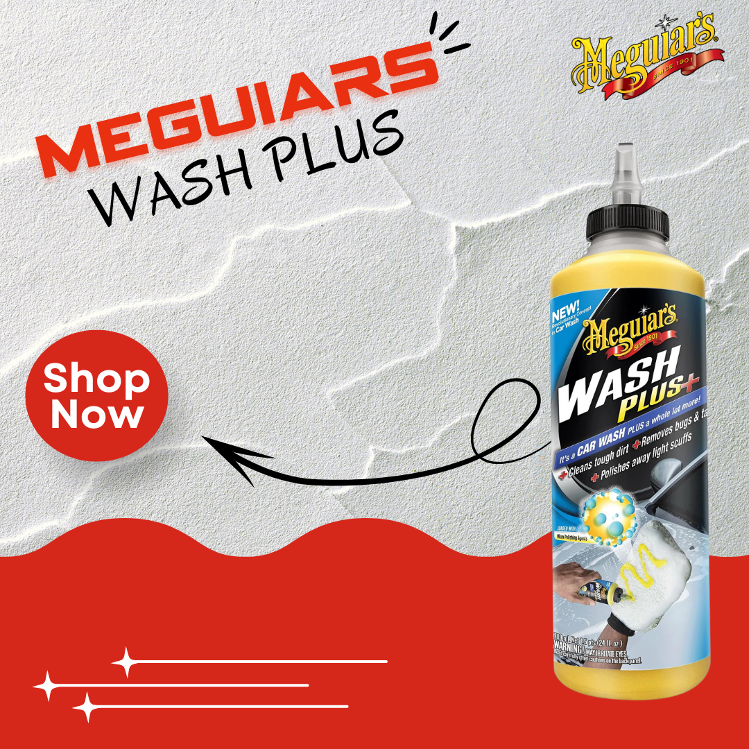 Car Shampoo Meguiars Plastic Bottle Pack 709Ml Wash Plus G25024Eu (Usa)