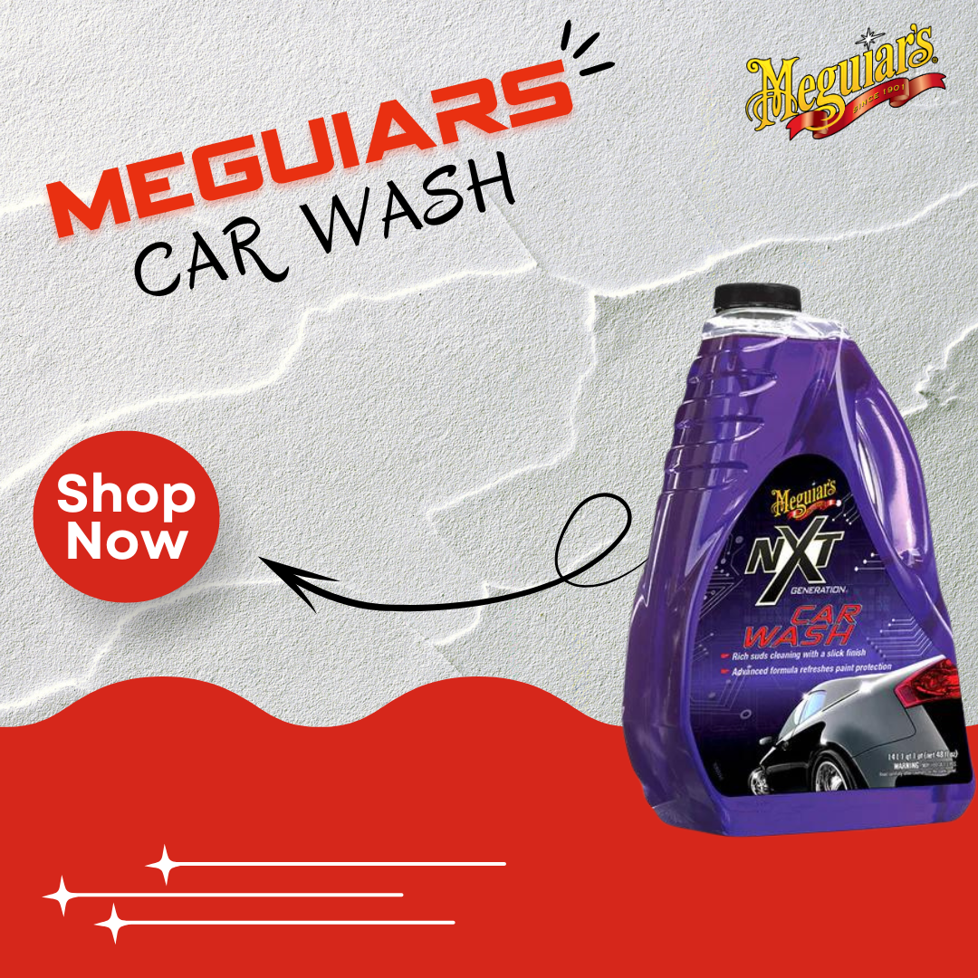 Car Shampoo Meguiars Nxt Plastic Can Pack 1.89L Safe Biodegradeable Formula G12664 (Usa)