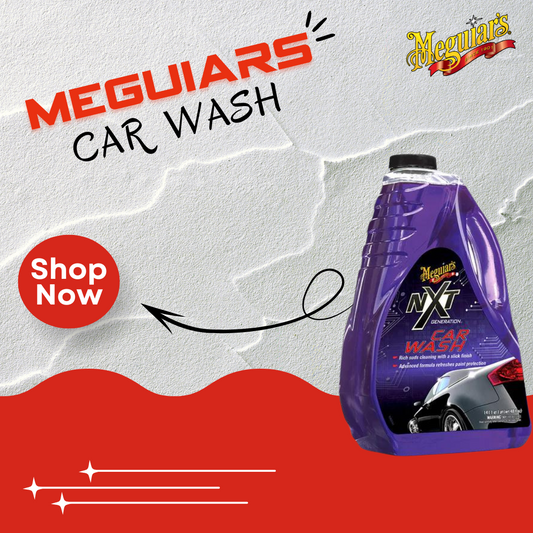 Car Shampoo Meguiars Nxt Plastic Can Pack 1.89L Safe Biodegradeable Formula G12664 (Usa)