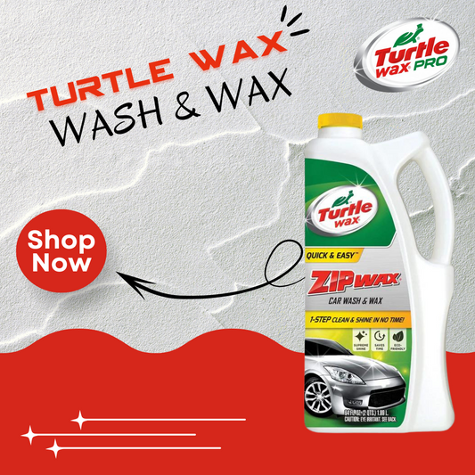 Car Shampoo & Wax Turtle Wax Plastic Can Pack 1.89L Zip Wax T-79 (Usa)