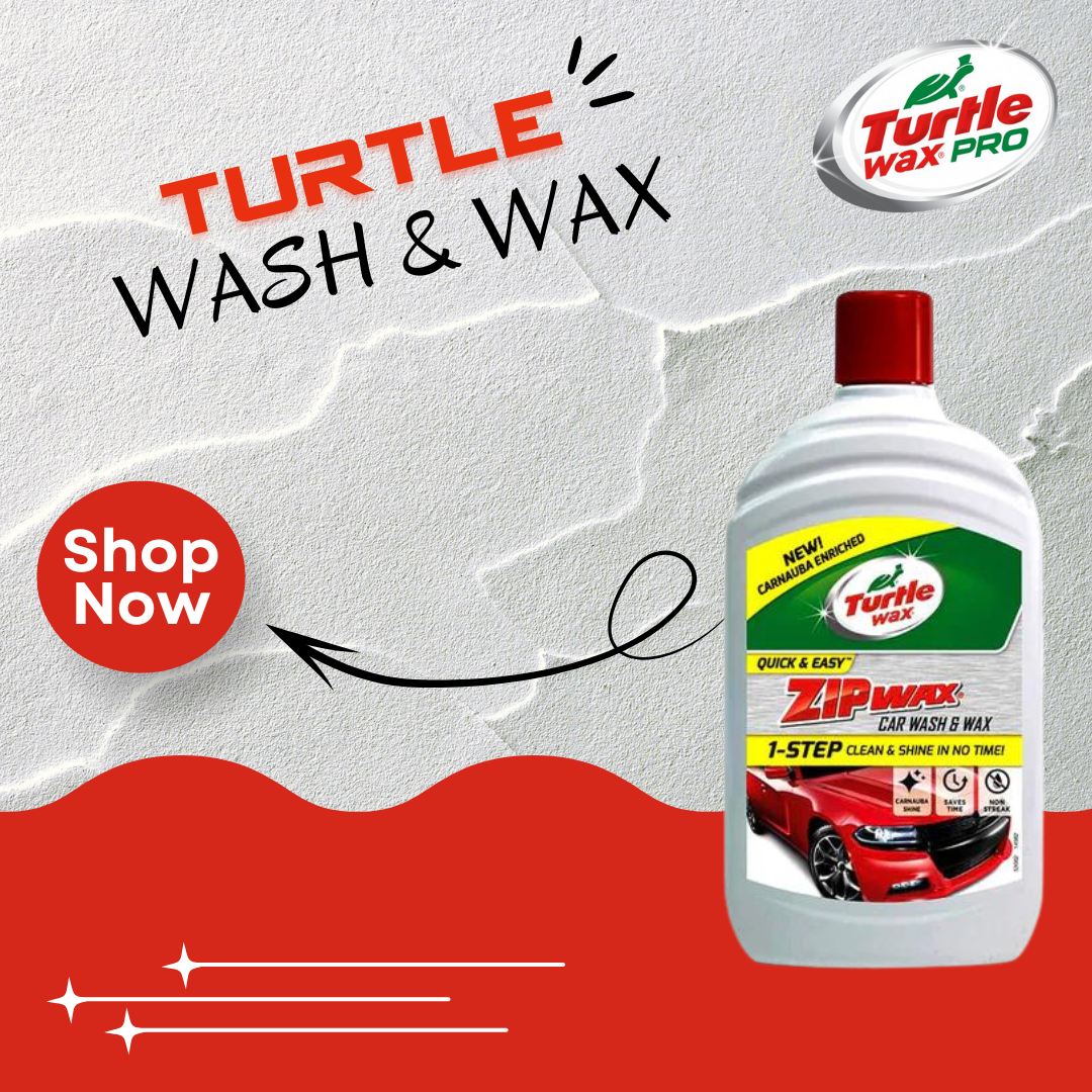 Car Shampoo & Wax Turtle Wax Plastic Bottle Pack  1000Ml Zip Waz Car Wash 53705 (Usa)