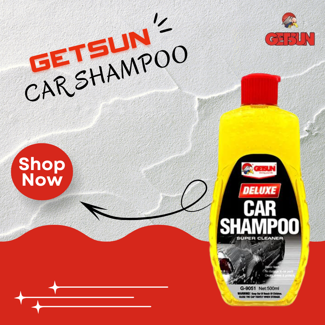 Car Shampoo Getsun Plastic Can Pack 500Ml G-9051 (China)