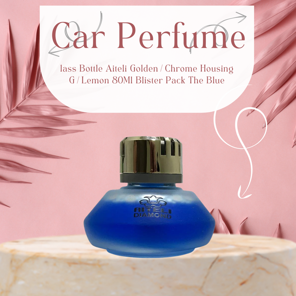 Car Perfume Glass Bottle Aiteli Blue/Chrome Housing Marine 65Ml Blister Pack Yalijia Da-340 (China)
