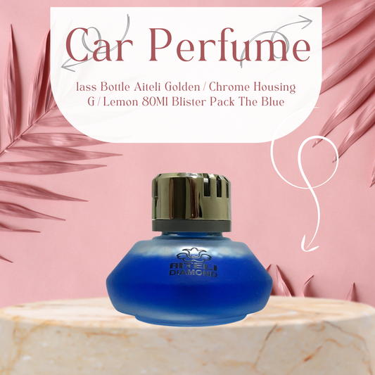 Car Perfume Glass Bottle Aiteli Blue/Chrome Housing Marine   65Ml Blister Pack Yalijia Da-340 (China)