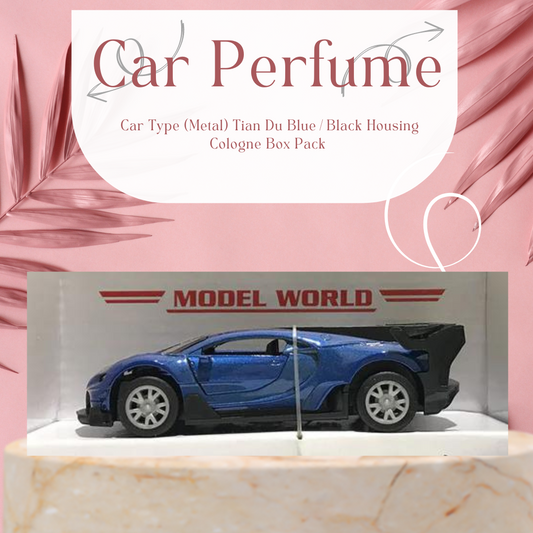 Car Perfume Car Type (Metal) Tian Du Blue/Black Housing Cologne   Box Pack F1115-1 (China)