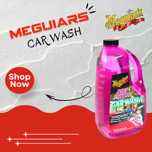 Car Shampoo Meguiars Plastic Bottle Pack 1.89L Deep Crystal Car Wash G10464 (Usa)