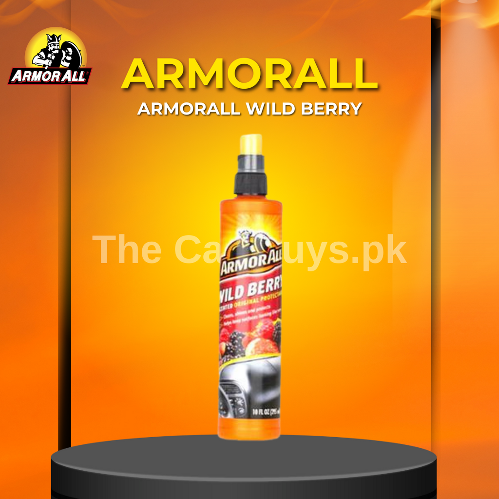 Car Dashboard Polish Armorall Wild Berry Plastic Bottle Pack 295Ml Original Protectant 10302Ab (Uk)