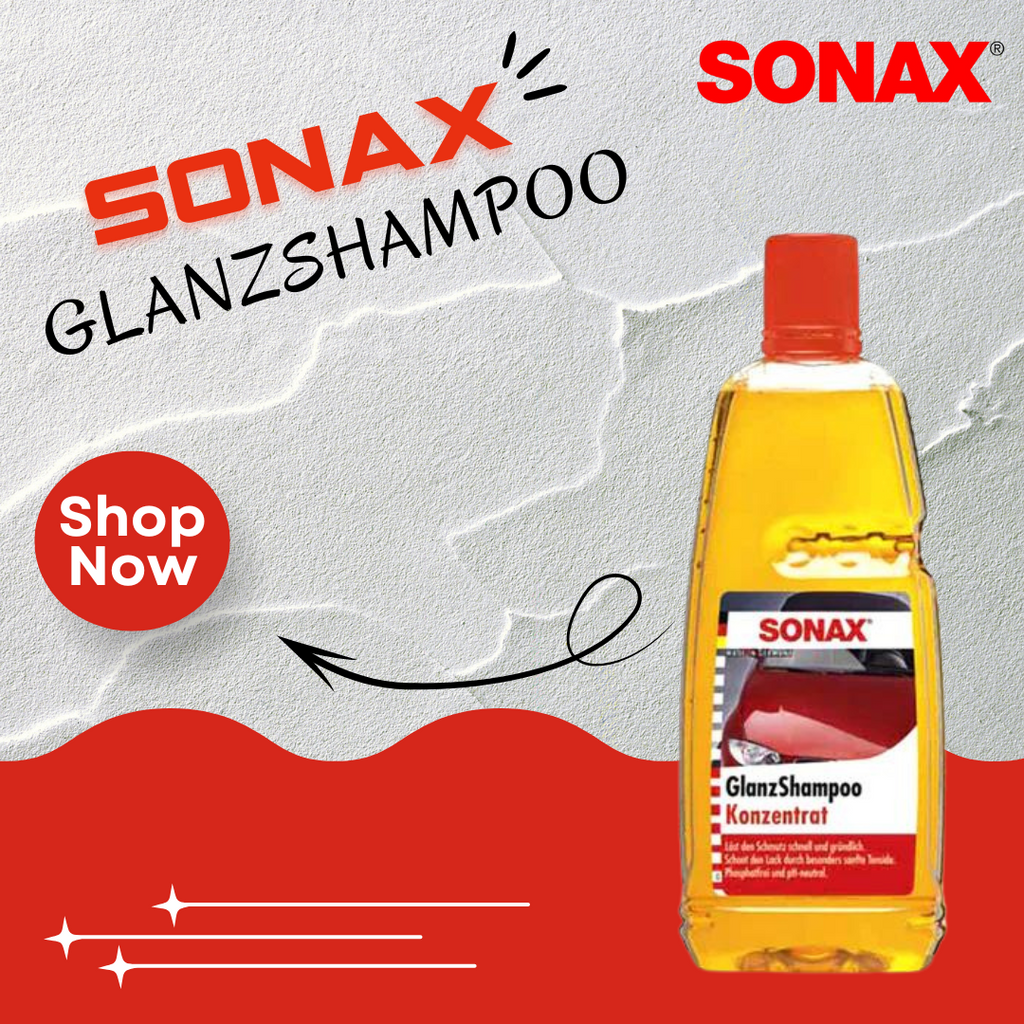 Car Shampoo Sonax Plastic Bottle Pack 1000Ml Gloss Shampoo (Germany)