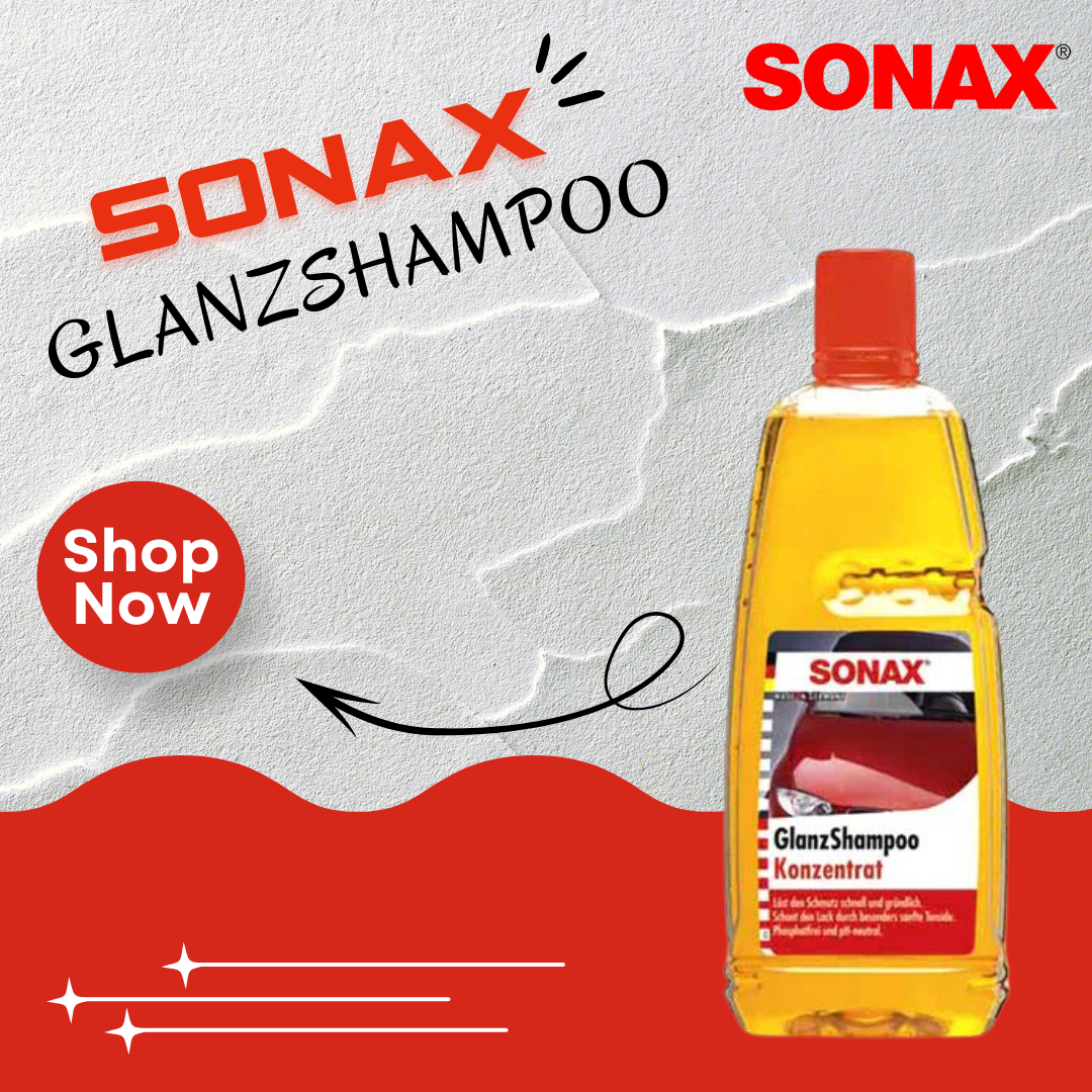 Car Shampoo Sonax Plastic Bottle Pack  1000Ml  Gloss Shampoo (Germany)