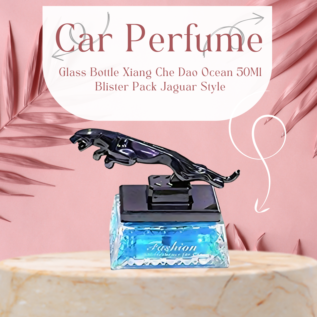 Car Perfume Glass Bottle Xiang Che Dao  Ocean  50Ml Blister Pack Jaguar Style Fy-7334 (China)