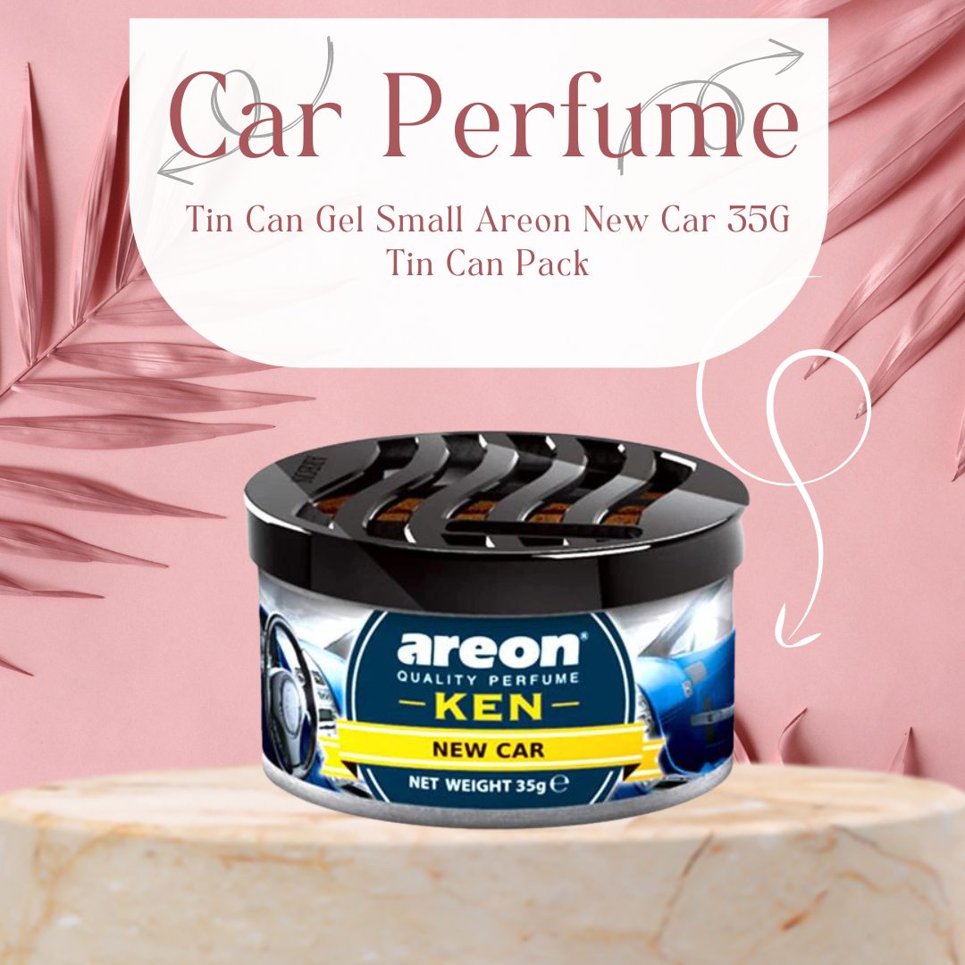 Car Perfume Tin Can Gel Small Areon  Black Crystal  35G Tin Can Pack Ken Ak04 (Bulgaria)