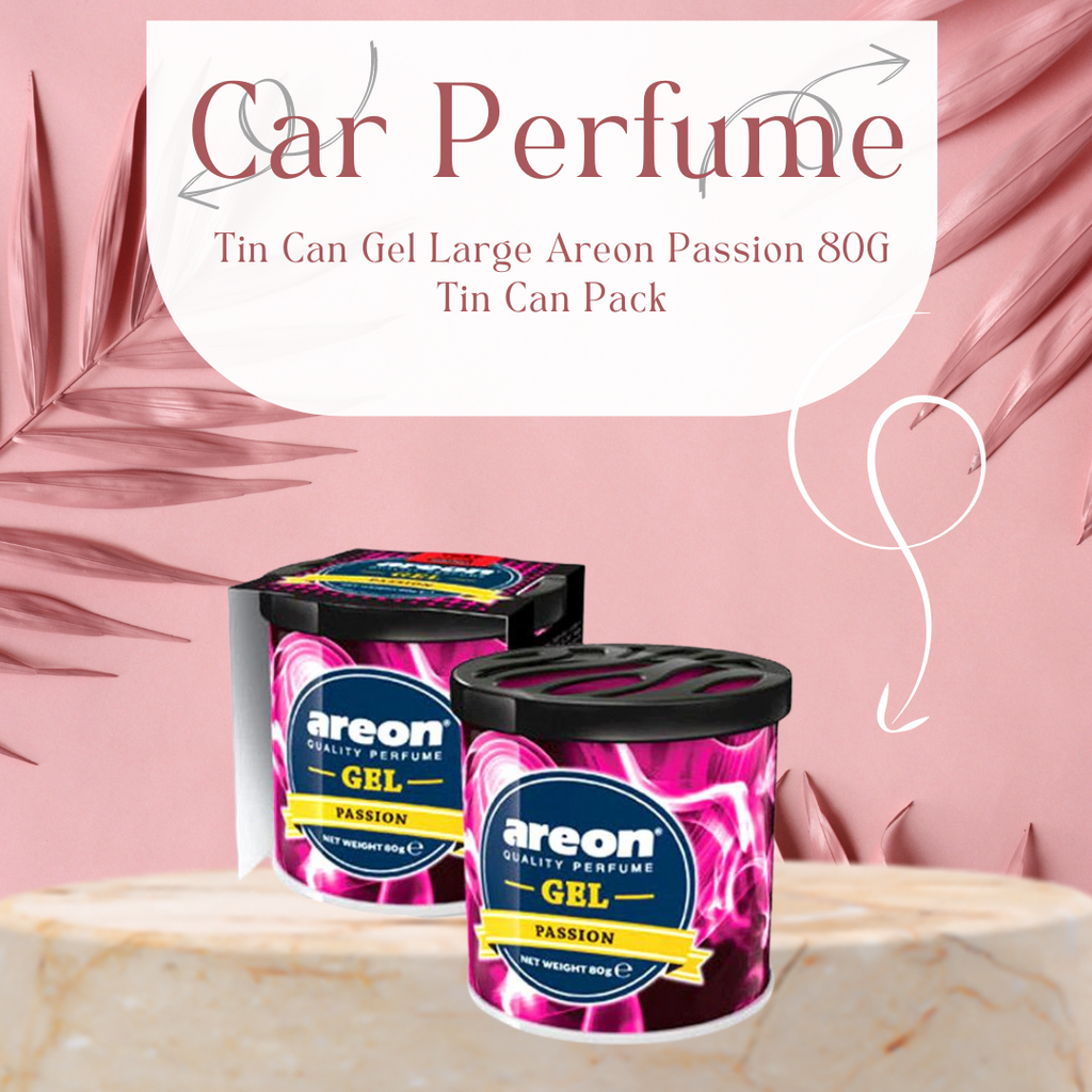Car Perfume Tin Can Gel Large Areon Passion 80G Tin Can Pack Gck07 (Bulgaria)