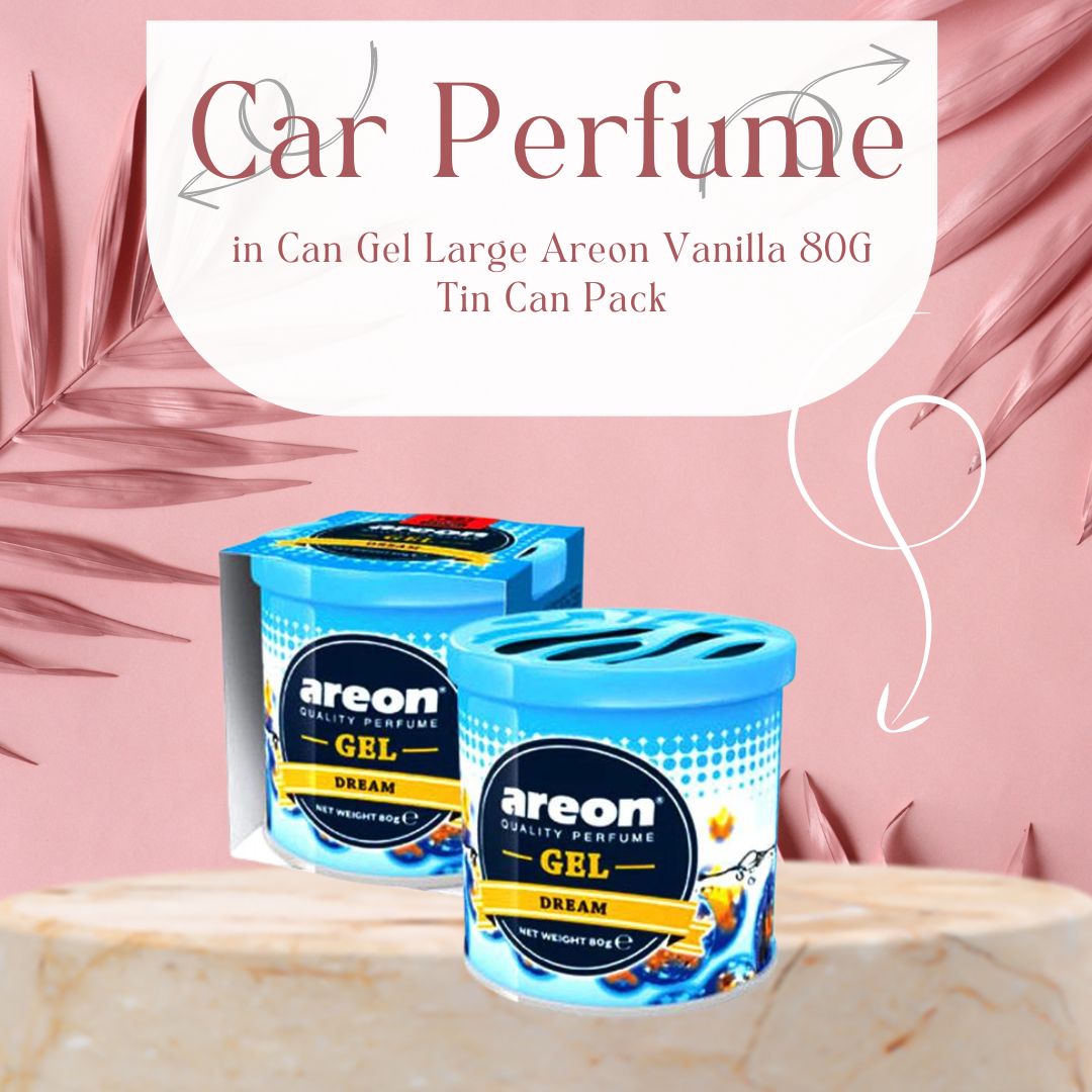 Car Perfume Tin Can Gel Large Areon  Dream  80G Tin Can Pack Gck02 (Bulgaria)