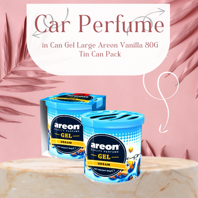 Car Perfume Tin Can Gel Large Areon Dream 80G Tin Can Pack Gck02 (Bulgaria)