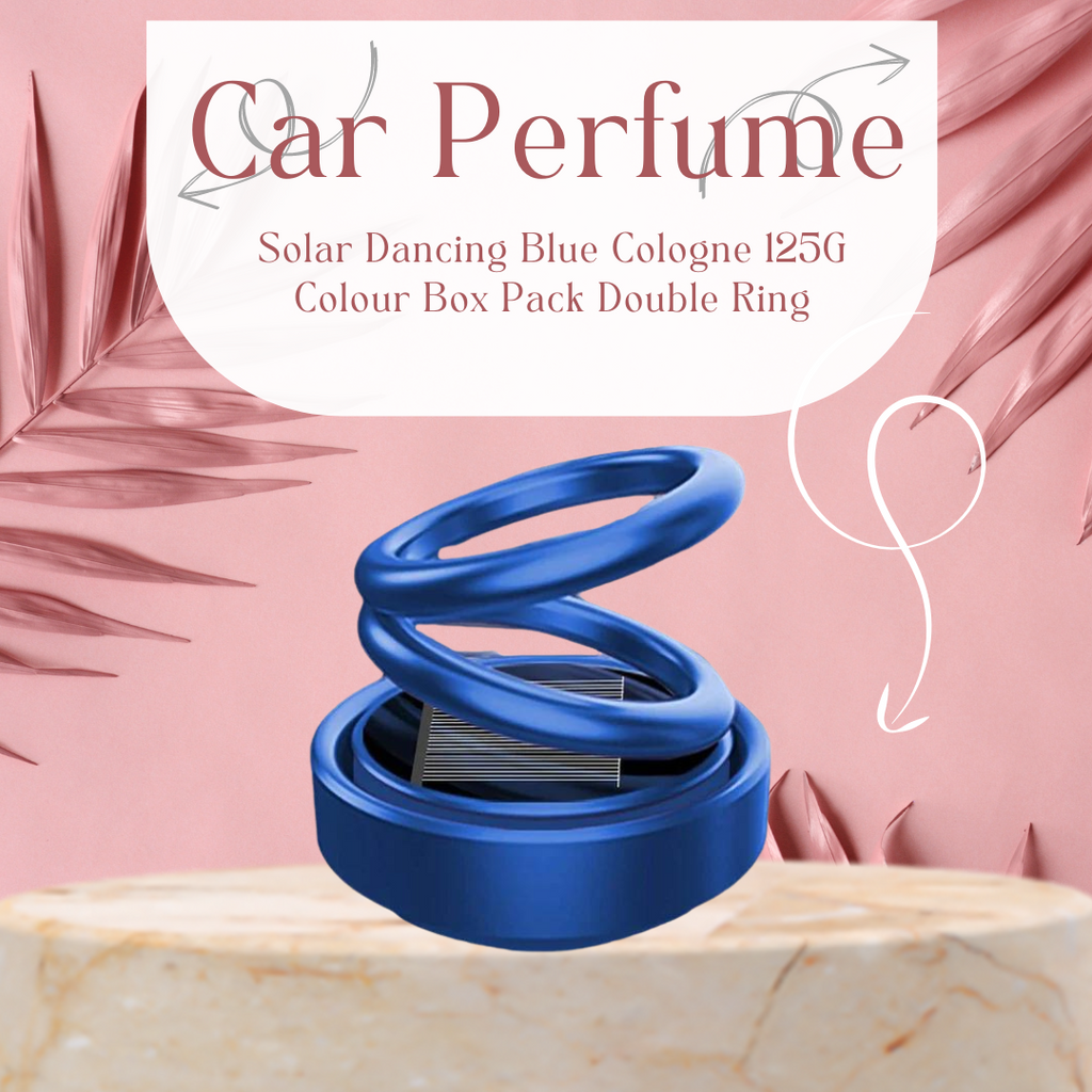 Car Perfume Solar Dancing Blue Cologne 125G Colour Box Pack Double Ring Xs-188 (China)