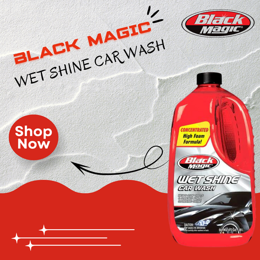 Car Shampoo Black Magic Plastic Can Pack 1.89L  Wet Shine Car Wash 5071496 (Usa)