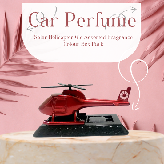 Car Perfume Solar Helicopter Glc  Assorted Fragrance   Colour Box Pack K-886 (China)