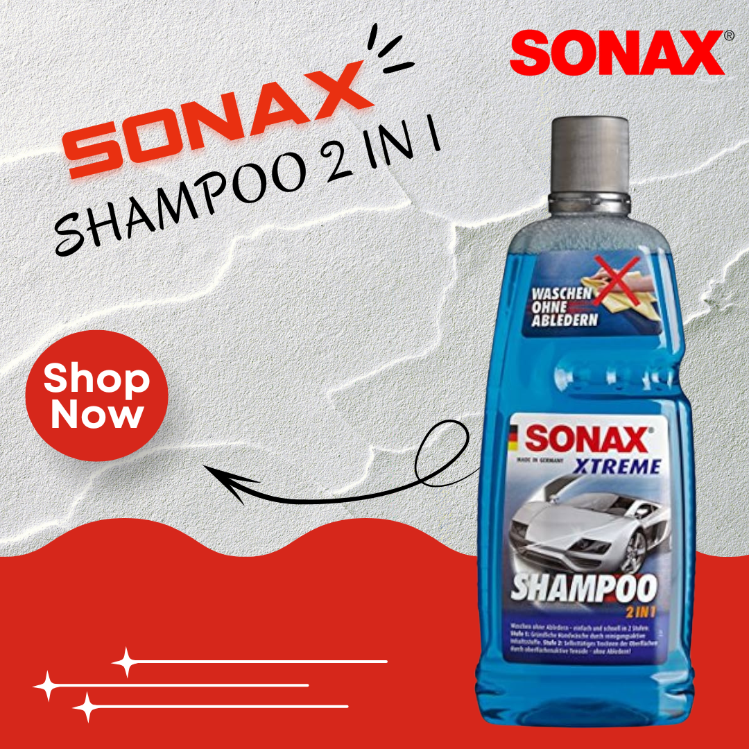 Car Shampoo Sonax Plastic Can Pack 1000Ml Exreme 02153000-544 (Germany)