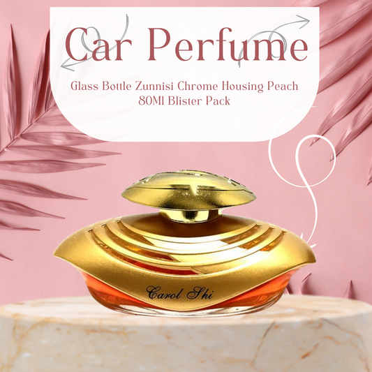 Car Perfume Glass Bottle Carol Shi Golden Housing Orange Fragrance  80Ml Blister Pack Fy-7327 (China)