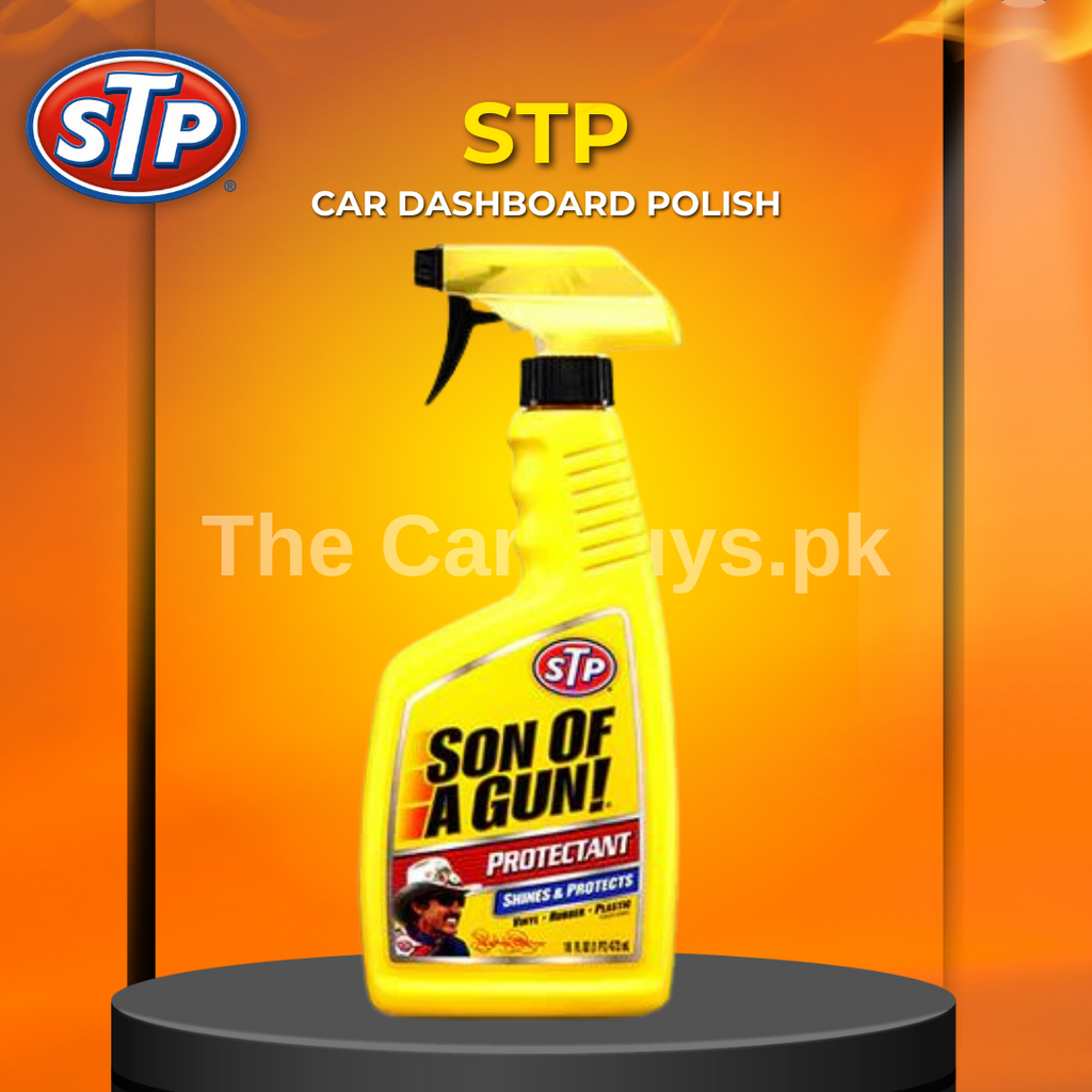 Car Dashboard Polish Stp Plastic Bottle Pack 473Ml Son Of A Gun Protectant Shines&Protects 63860 (Usa)