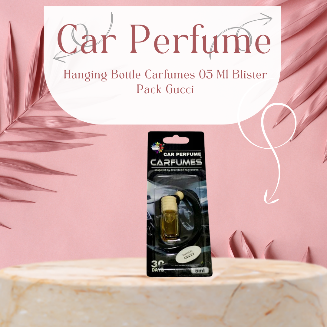 Car Perfume Hanging Bottle Carfumes    05 Ml Blister Pack Gucci