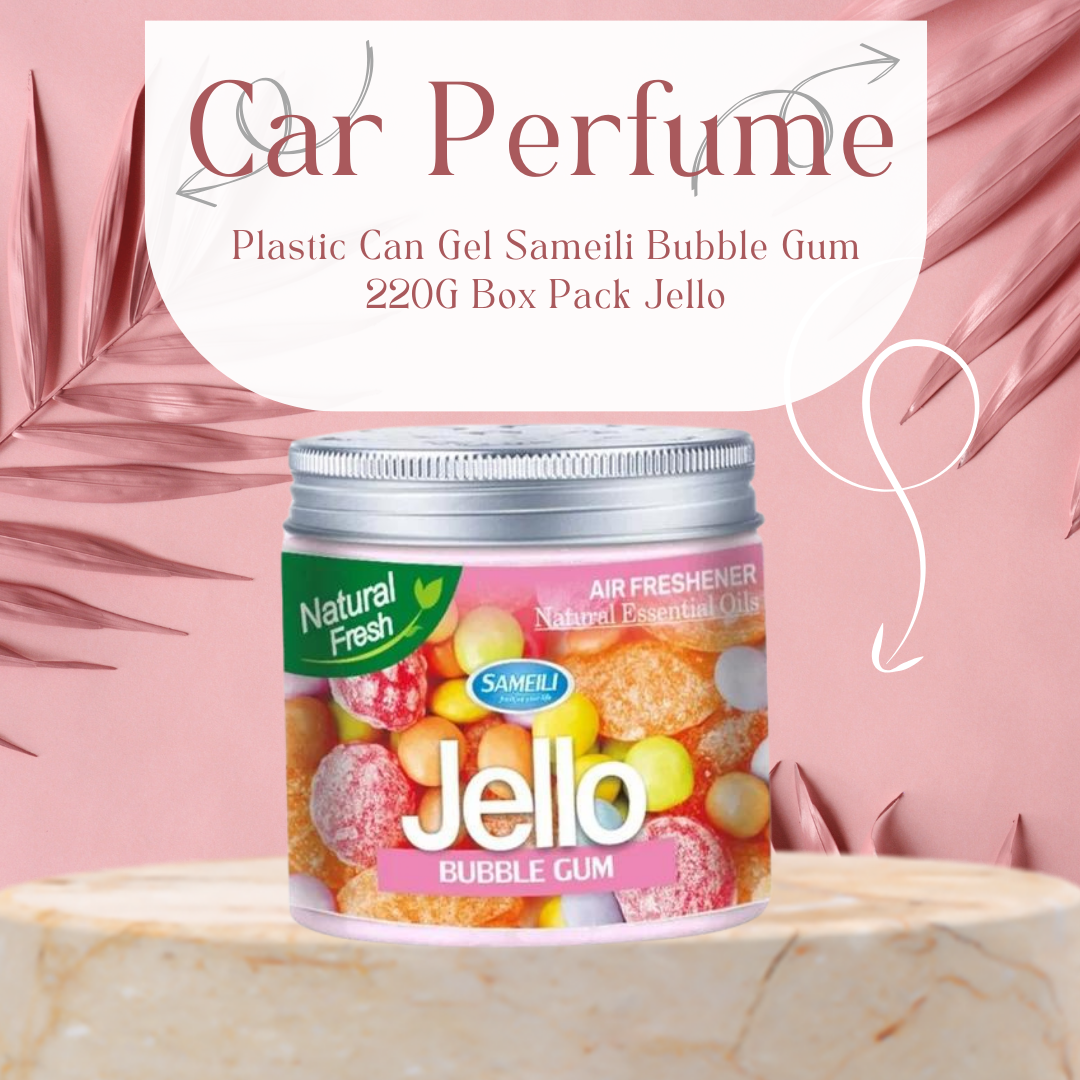 Car Perfume Plastic Can Gel Sameili  Bubble Gum  220G Box Pack Jello (China)