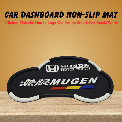 Car Dashboard Non-Slip Mat Silicone Material  Honda Logo Car Design Small Size Black/White (China)