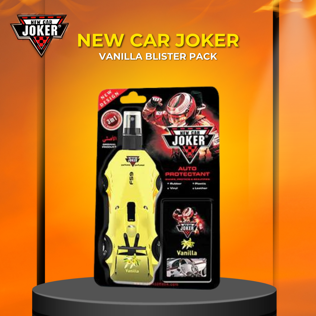 Car Dashboard Polish Joker Vanilla Blister Pack 250Ml (Turkey)