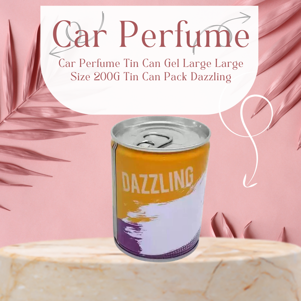 Car Perfume Tin Can Gel Large Large Size 200G Tin Can Pack Dazzling