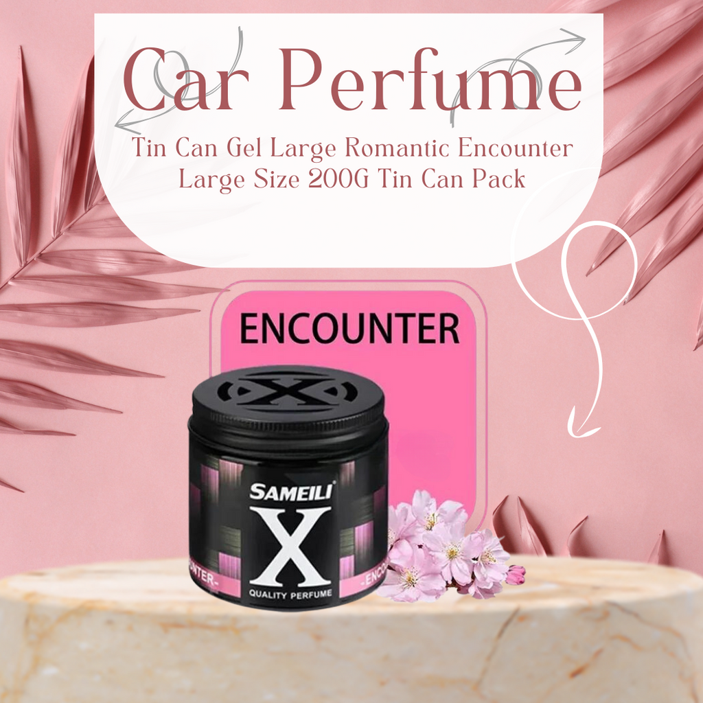 Car Perfume Tin Can Gel Large Sameili Romantic Encounter 220G Plastic Box Pack S-03