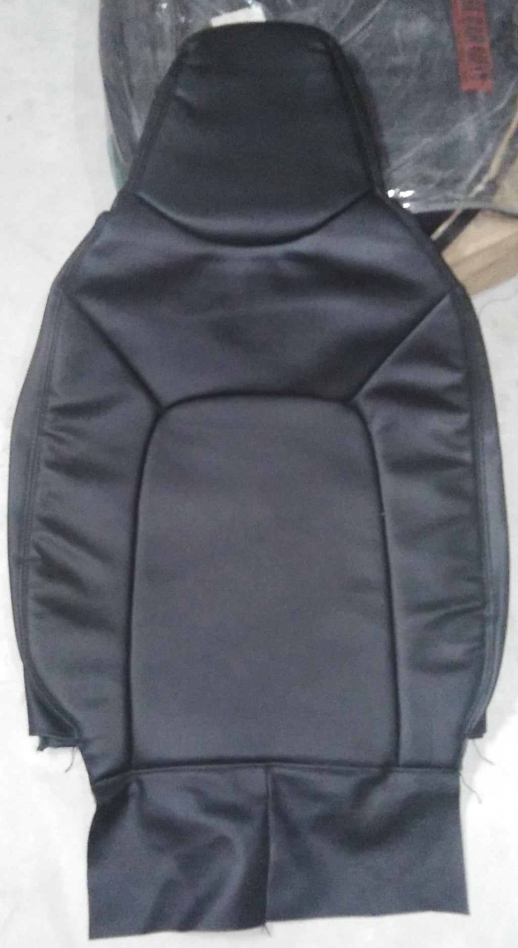 Auto Leather Type Seat Cover M/C Oem Design Custom Fitting Suzuki Cultus 2020 Black Colour Black Stitch 06 Pcs/Set