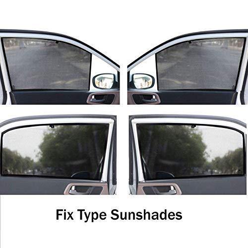 Car Curtain Side Fix Toyota Fortuner 2018 Black