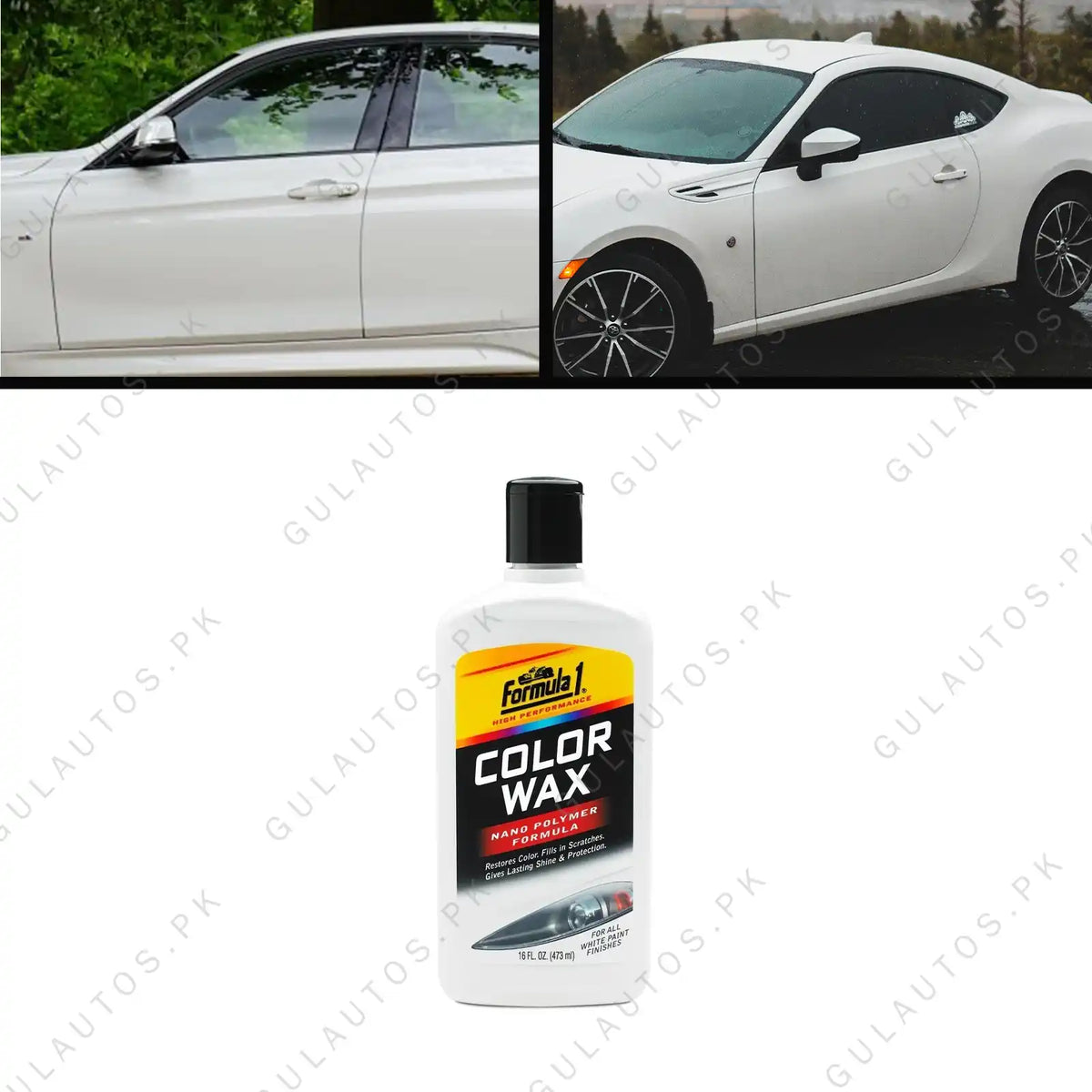 Car Body Polish Formula-1 Cream Based Plastic Bottle Pack 473Ml Color Wax Silver Paint Finishes 688732 (Usa)