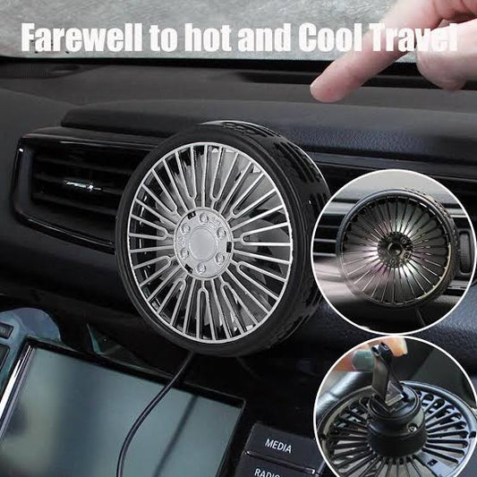 Car Fan Single Head 4" Plastic Housing Black Housing Double Speed Suction Cup Fitting Colour Box Pack Fy-2213 (China)