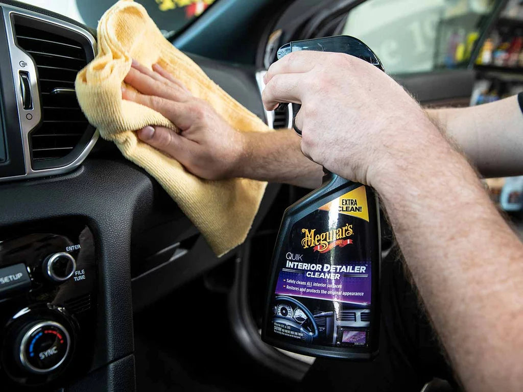 Car Dashboard Polish Meguiars Refresher Plastic Bottle Pack 473Ml Quik Interior Detailer Cleaner G13616 (Usa)