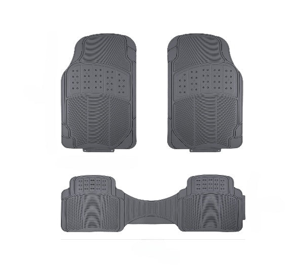 Car Floor Mat Pvc Material Universal Fitting  Standard Quality Grey Pvc 03 Pcs / Set Poly Bag Pack  Fy-301 (China)