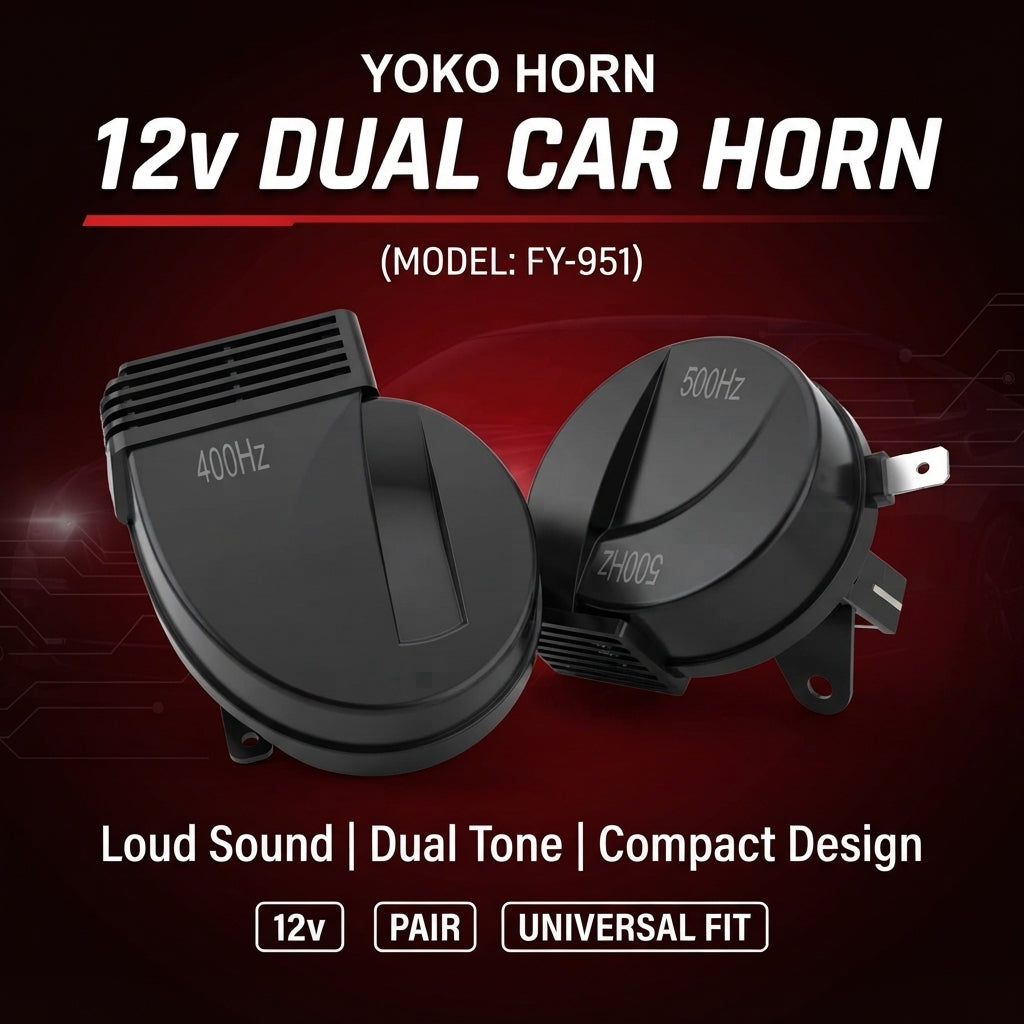Car Horns Snail Yoko Colour Box Pack Fy-951 (China)