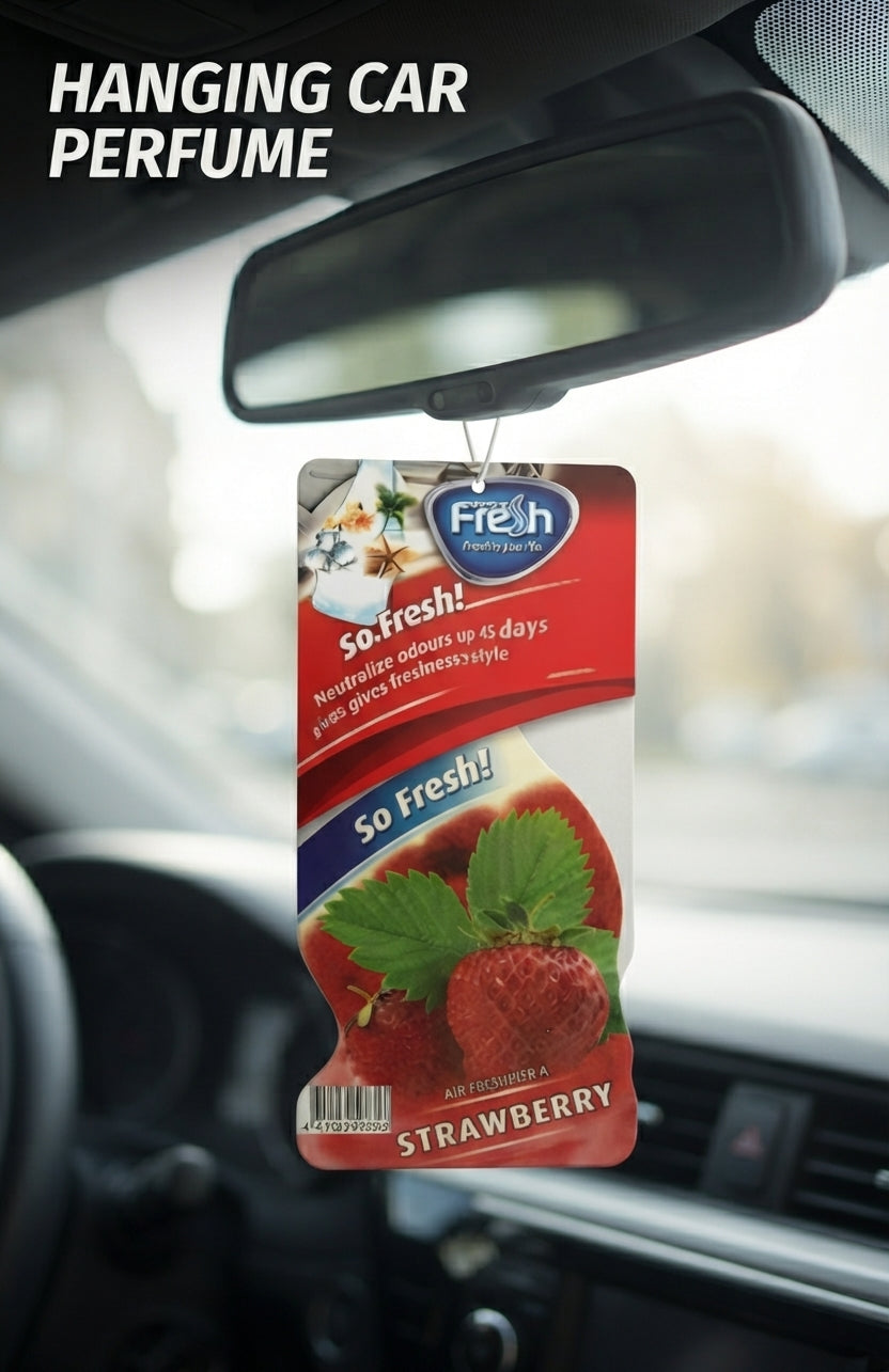 Paper Card Perfume Fresh Strawberry Coloured Card Pack (China)
