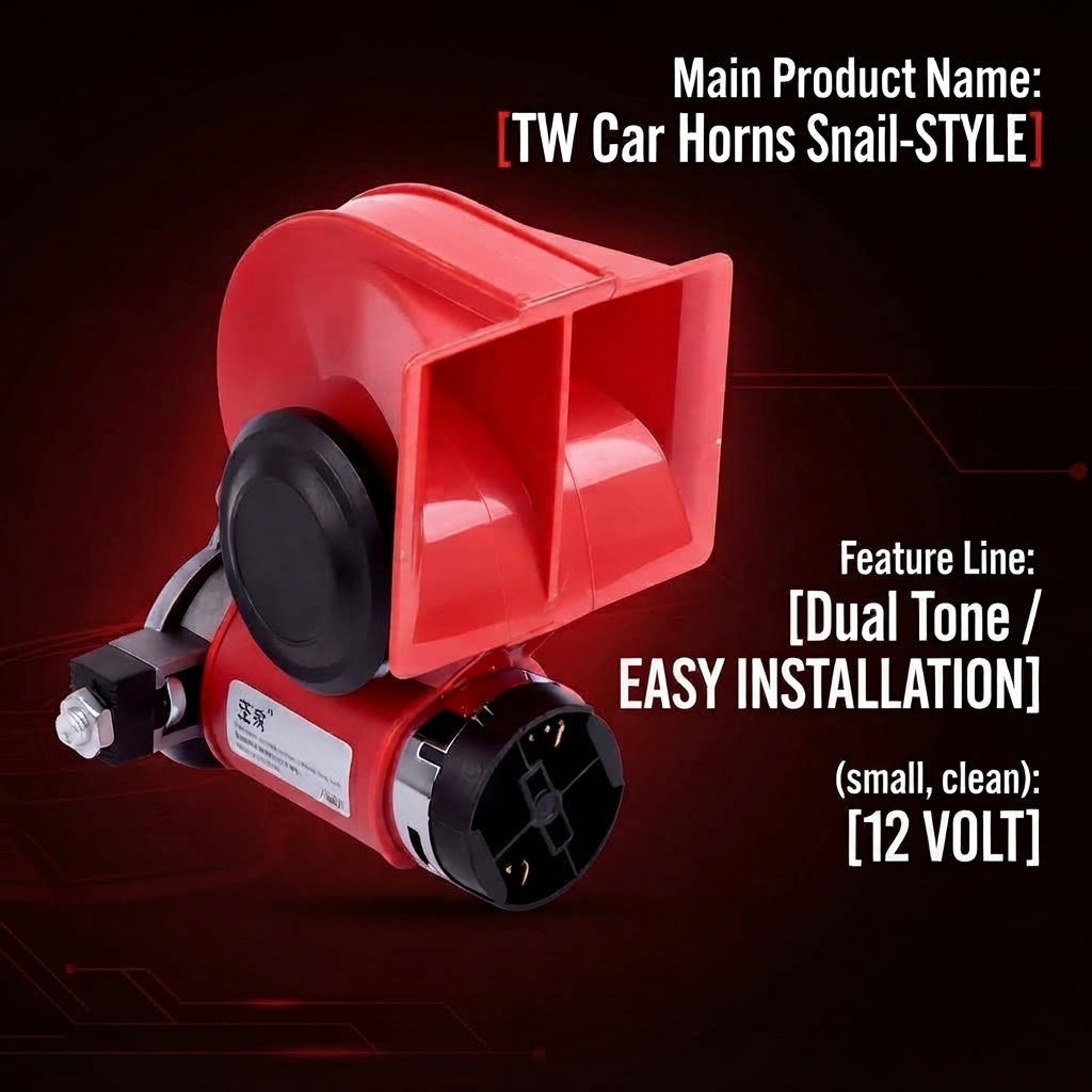 Car Horns Snail Tw Colour Box Pack Train Horn (China)