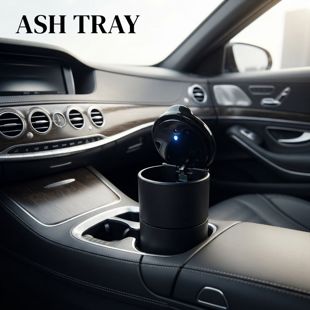 Car Ash Tray Without Led Black Premium Quality Large Size 5 In 1 Sb-1088 (China)