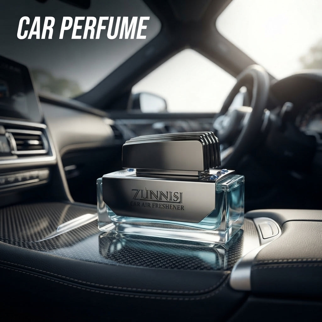 Car Perfume Glass Bottle Zunnisi Chrome Housing Pineapple 80Ml Blister Pack (China)