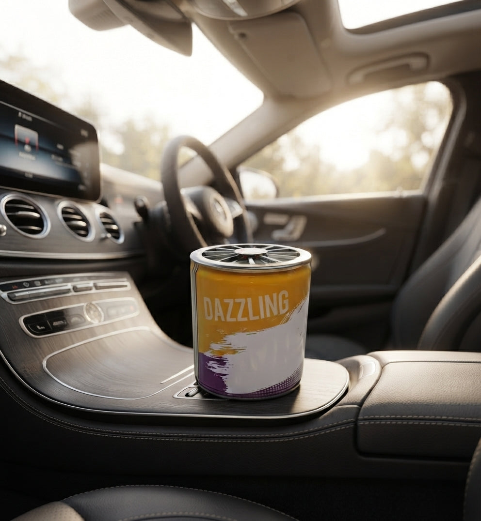 Car Perfume Tin Can Gel Large Large Size 200G Tin Can Pack Dazzling