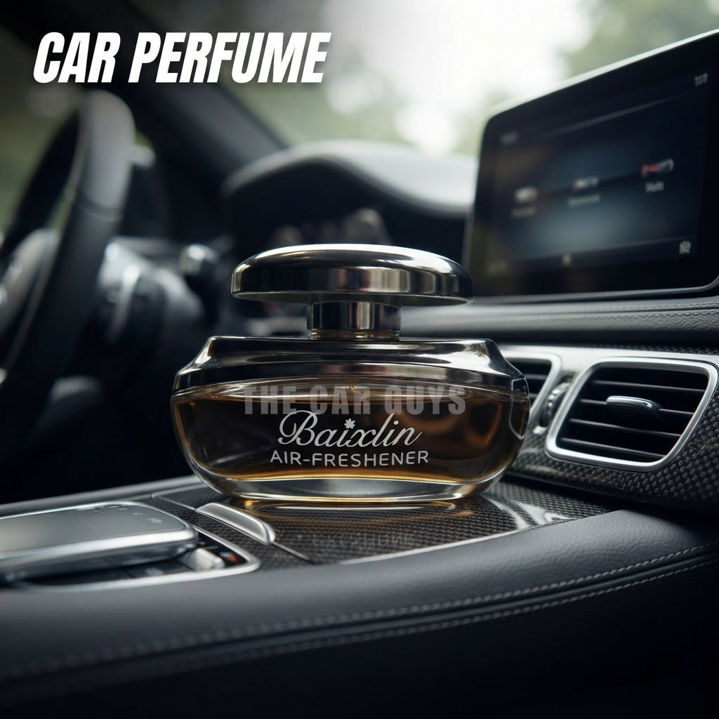 Car Perfume Glass Bottle Baixlin Chrome Housing Orange Fragrance 85Ml Plastic Box Pack Fy-7315 (China)