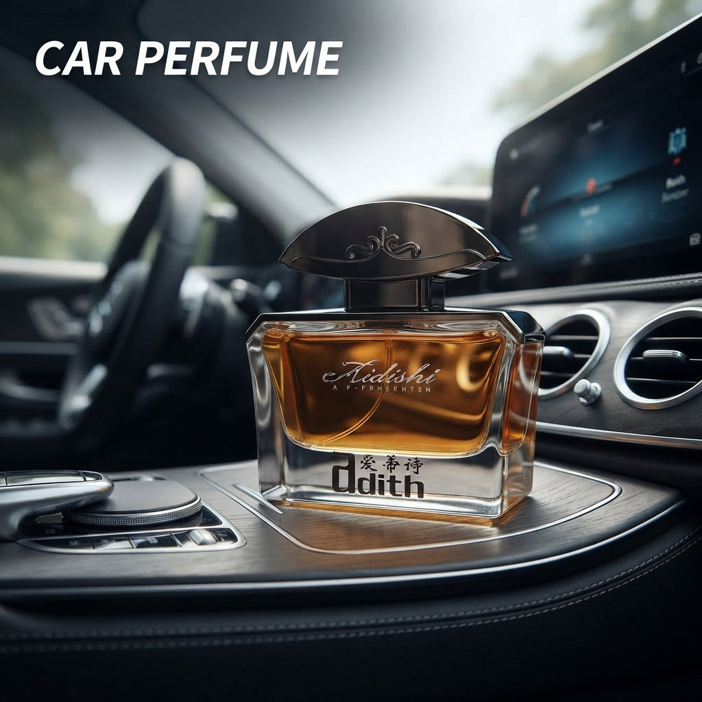 Car Perfume Glass Bottle Adith Orange/Chrome Housing Charm 85Ml Plastic Box Pack Aidishi (China)
