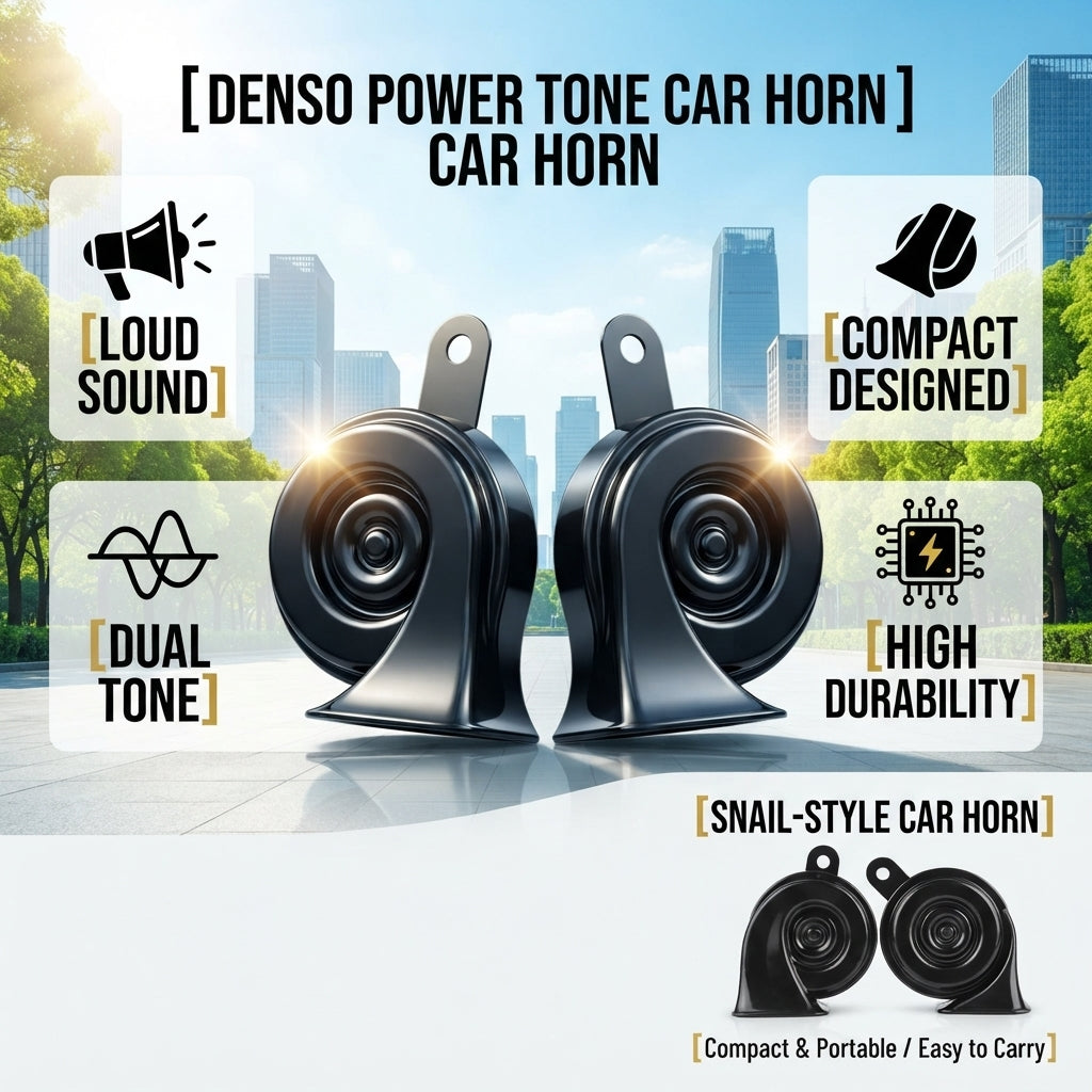 Car Horns Snail Denso Colour Box Pack (China)