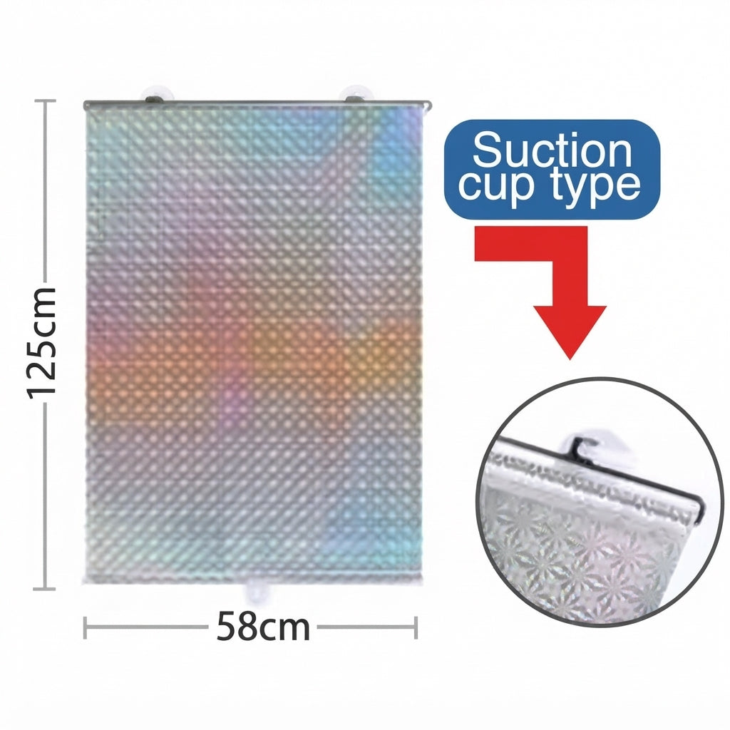 Car Curtain Front Rolling Silver (China)