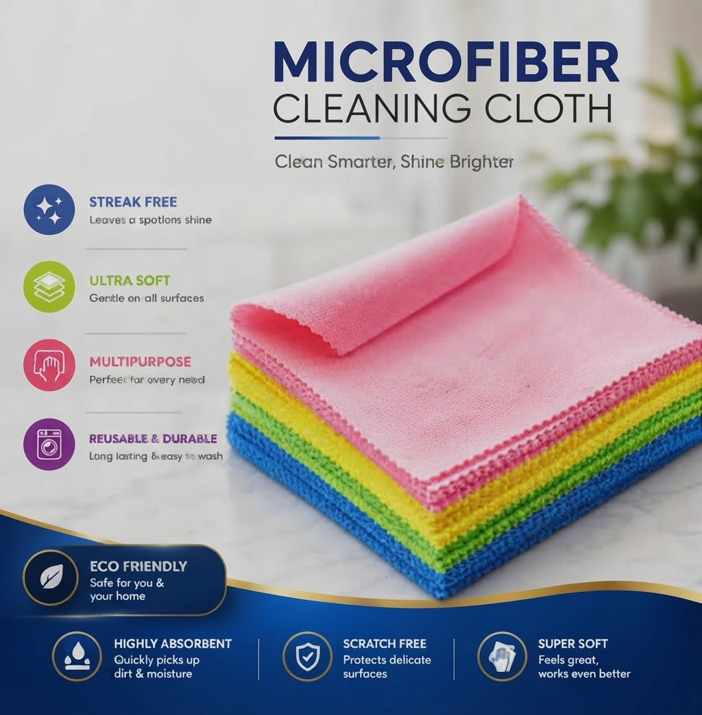 Automotive Washing / Cleaning / Polishing Cloth Microfiber Single Towel Standard Quality 30 X 30Cm Mix Colours 01 Pc/Pack Honda Logo (China)