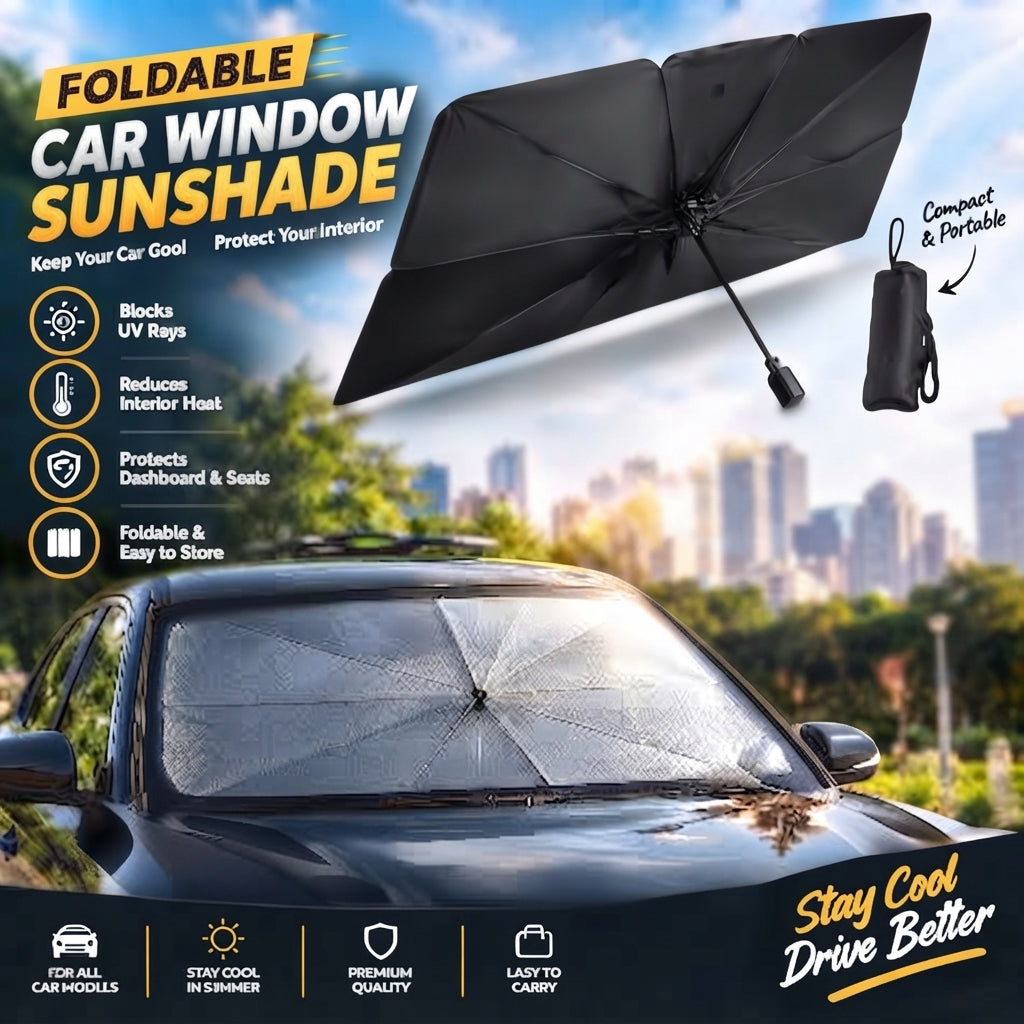 Car Curtain Front Foil Black Umbrella (China)