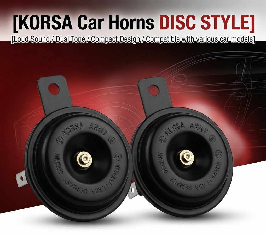 Car Horns Disc Korsa Plastic Box Pack (China)